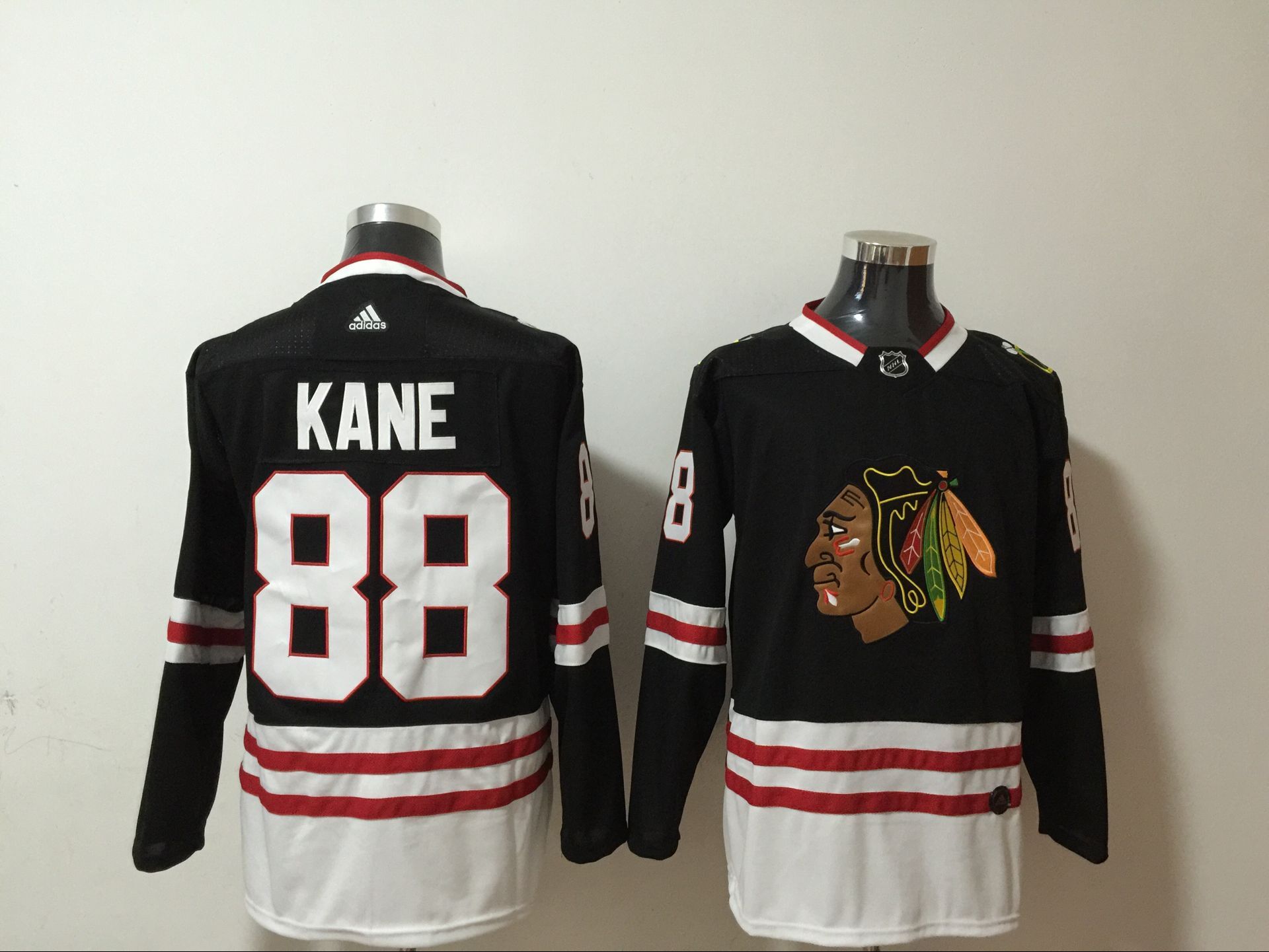 Chicago Blackhawks #88 Kane Men Adidas 2020 black Stitched NHL Jersey